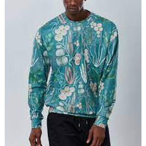 Dear Deer Cactus Print Long Sleeve Shirt - Large